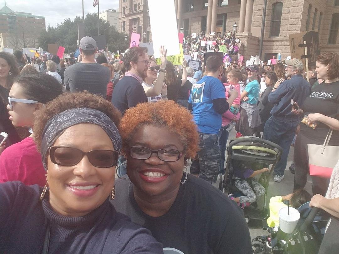 We March for those who can't...sisters have sisters back!!