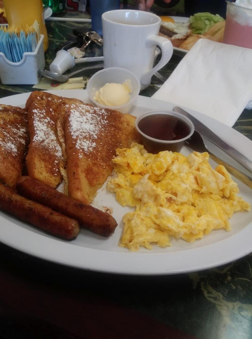 Starting the morning right,on my way to watch my nephew play his Basketball game
