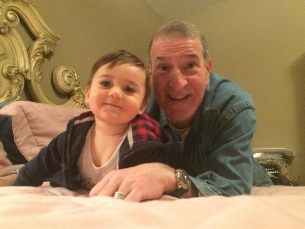 Just hanging with my grandpa