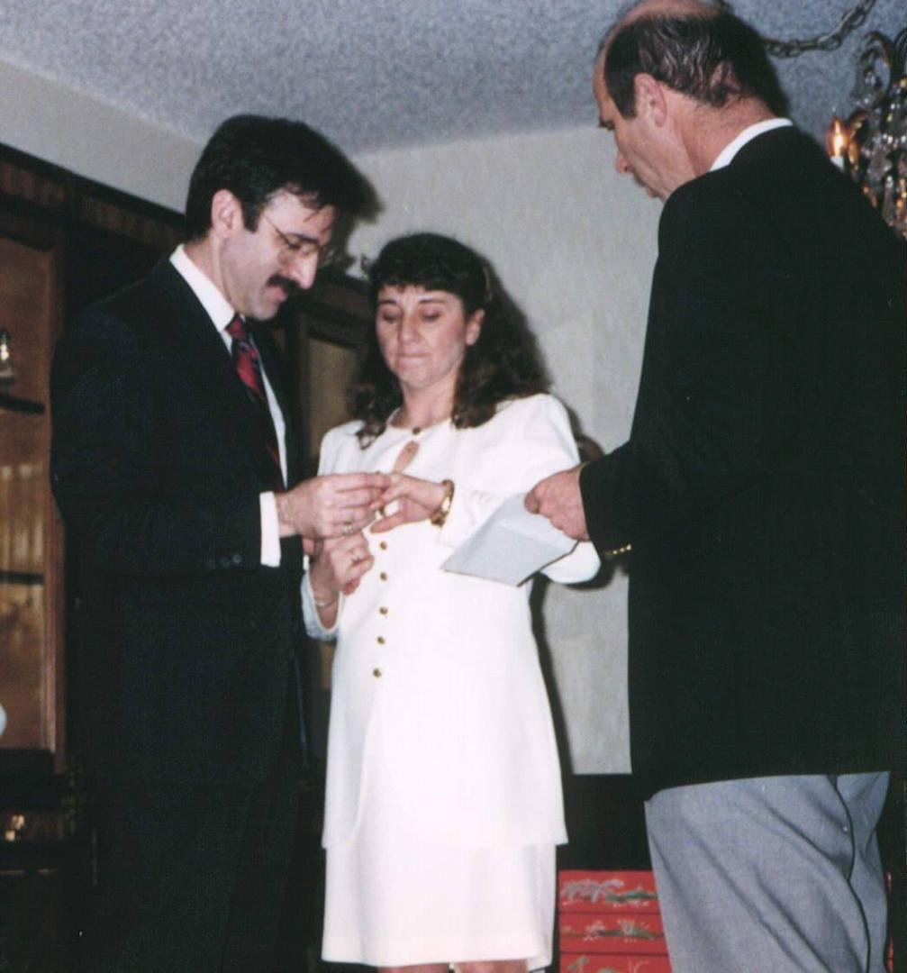 TBT: 2 January 1996, Linda and I married in my house in Boca Raton, performed by Ed Phillips