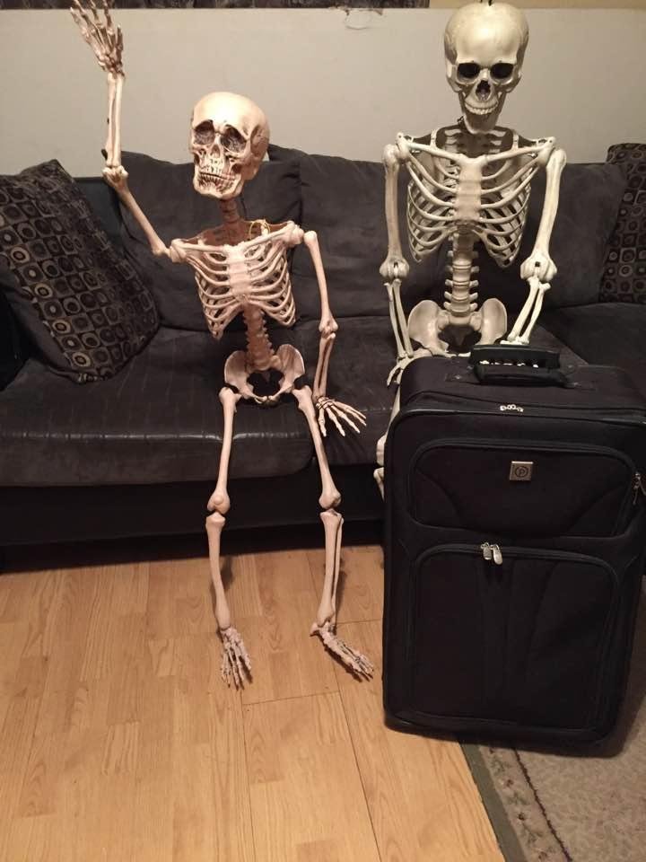 Melvin and Paco say bye till next year. They’re all packed up and ready to go!