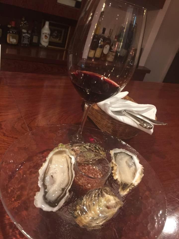 この秋初の牡蠣いただきます。