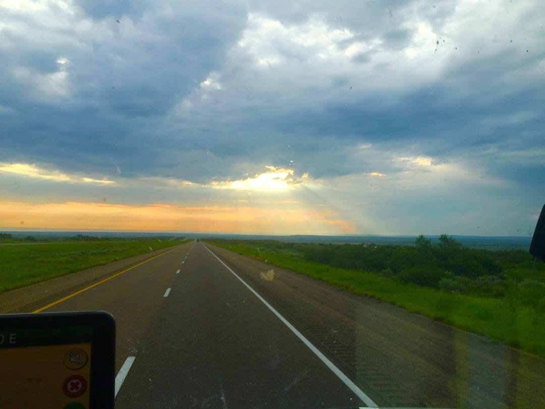 Texas this morning! What a beautiful sky!