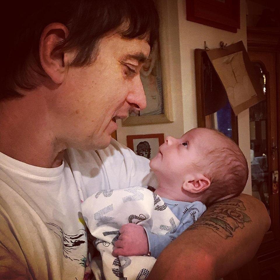 Son and new Grandson ..