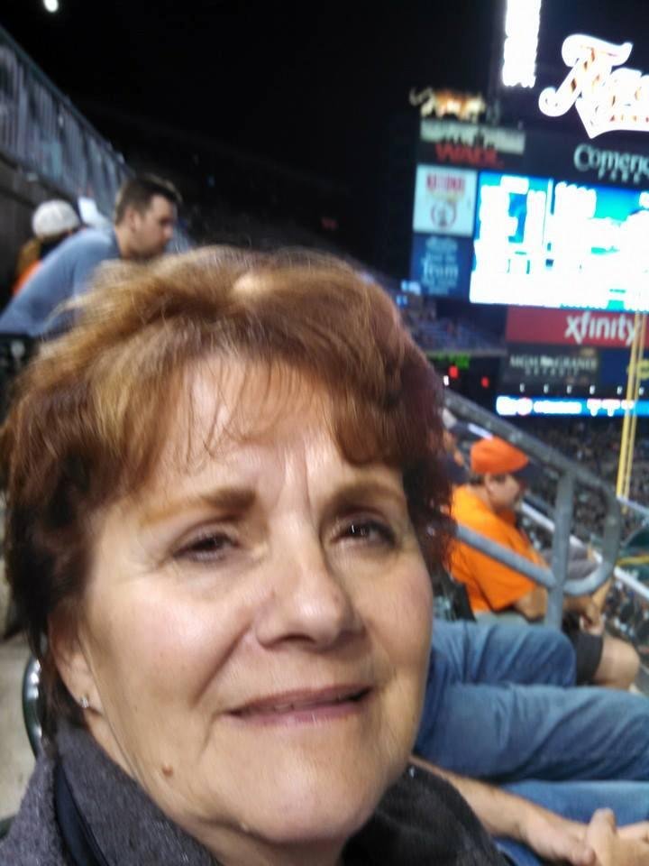 Do I look concerned. The score is 4 to 1. but it's scary. Beautiful night.