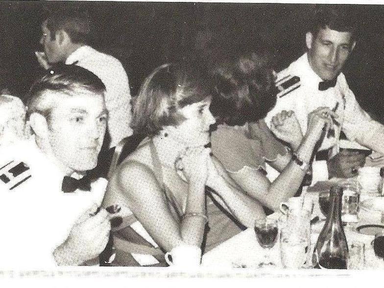 Jay and Diane at Air Command and Staff School Christmas Dinner at Air University, Montgomery, AL (1976)