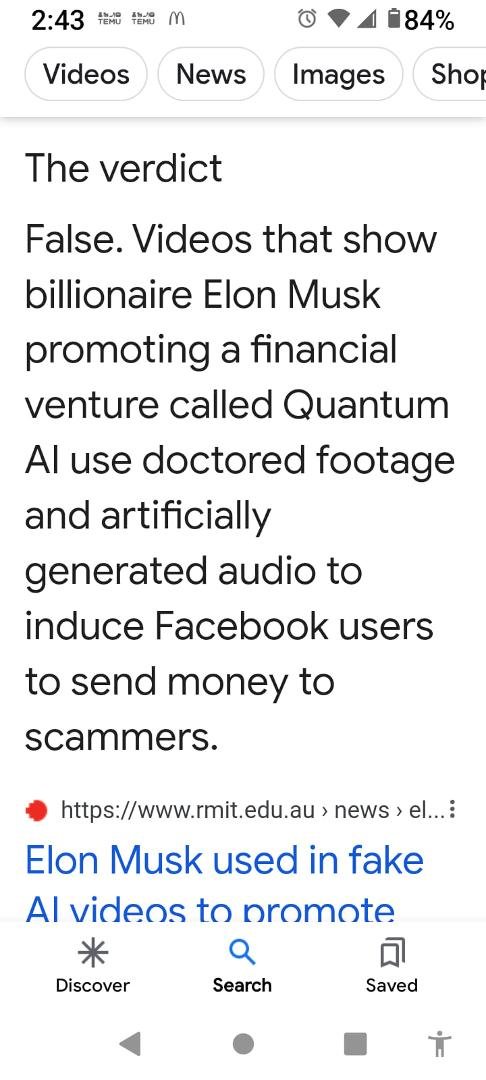 ELI MUSK VIDEO SCAM