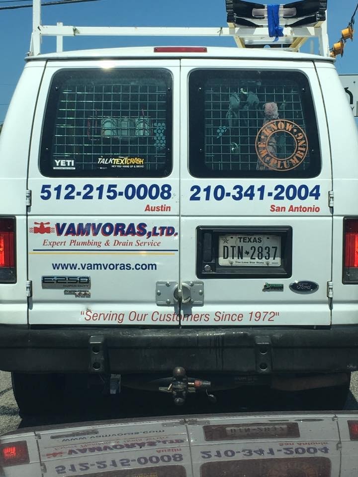Any of my Greek family know this plumber?
Remembering your Dad what a kind and very funny man.
This was today in N. Austin.