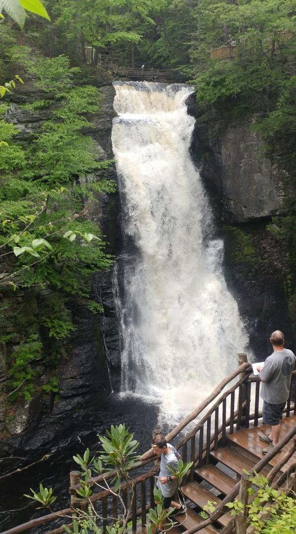 Well maintained hiking trails!!! Beautiful waterfalls to view. Great variety of gift shops as well.