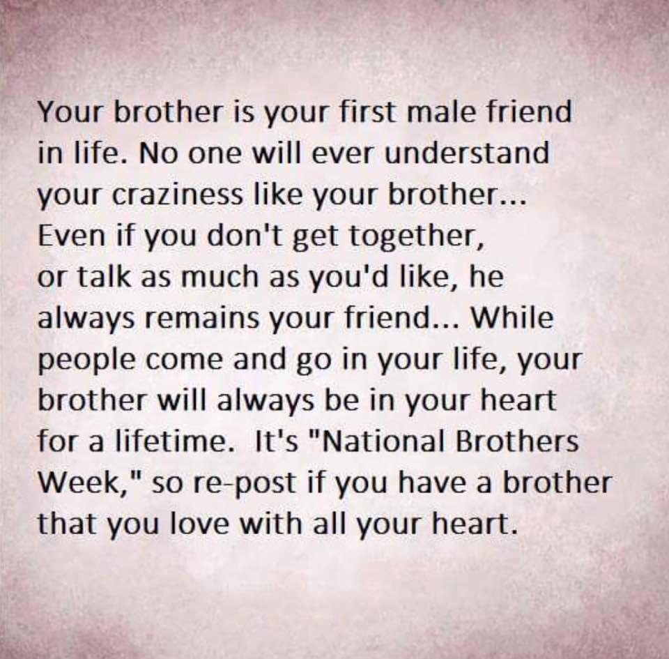 I have the best brothers ever....love you guys!