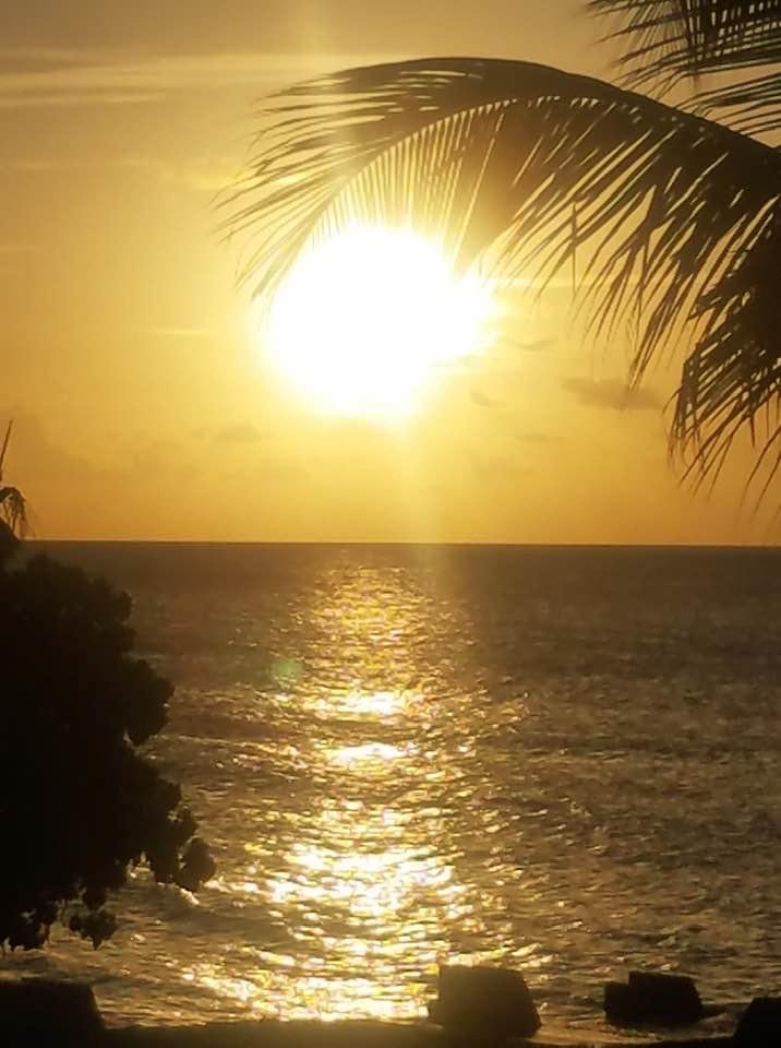 Beautiful sunset at the beach