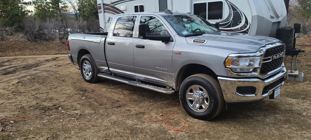 Got new truck , didn't go fancy , got strength to pull our trailer !!!