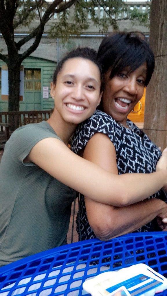 Me and my oldest granddaughter.  Hello world