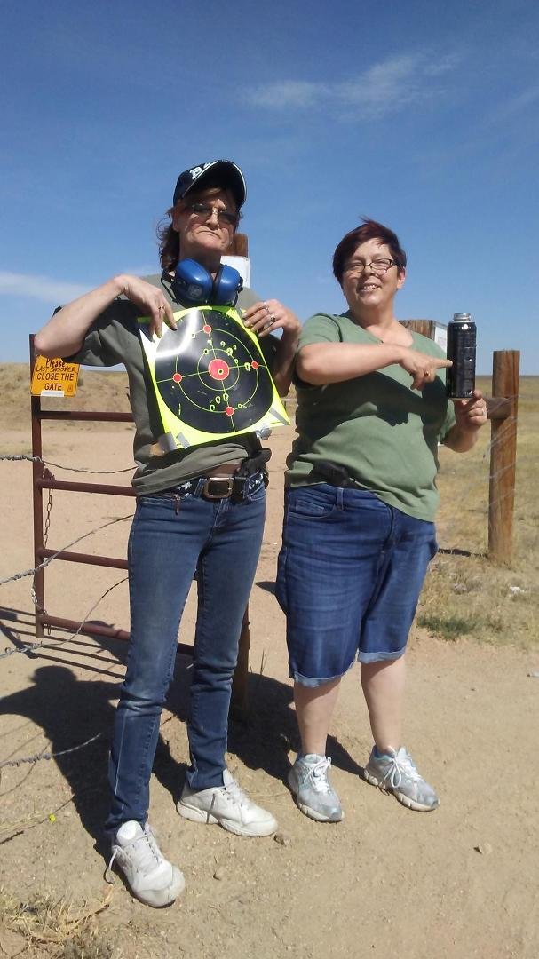 Annie Oakley and Calamity Jane, at the OK CORRAL.