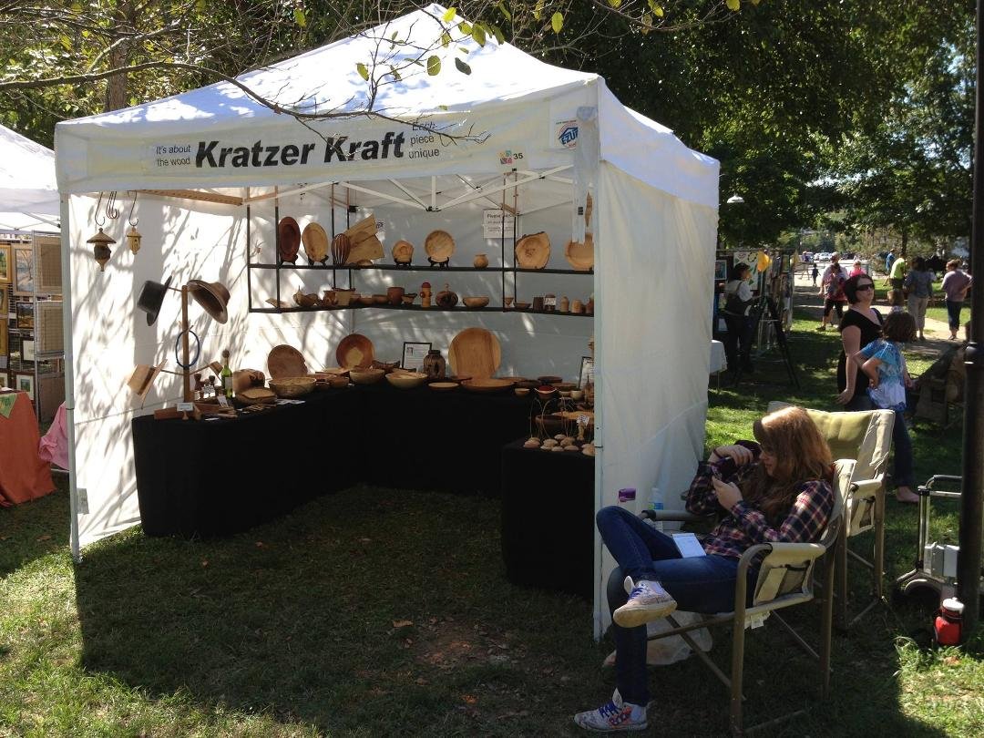 You don't want to miss the Loveland Art Show this coming Sunday Sept 7. from 11:00AM to 5:00PM at Nisbet Park, Loveland OH. The Kratzer Kraft booth will be stocked with lots of beautiful wooden treasures for your enjoyment