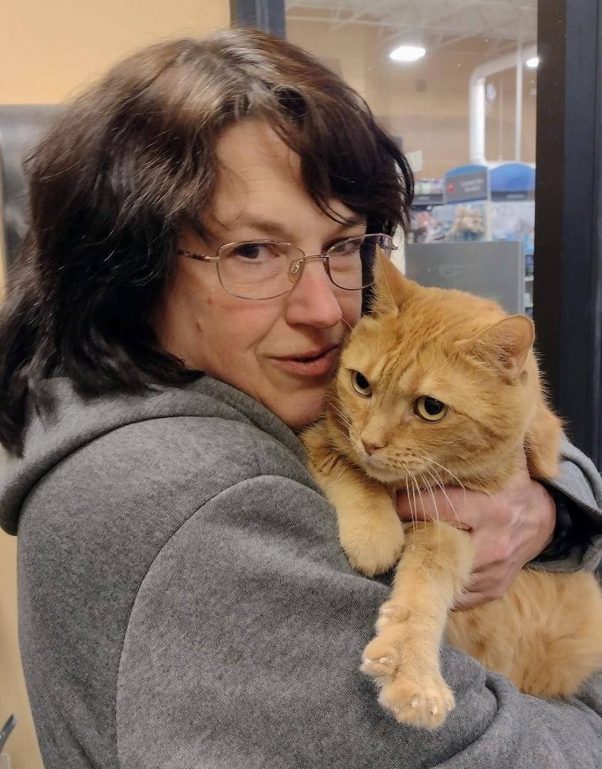 Sweet Punkin with her Momma adopted today from PetSmart West.