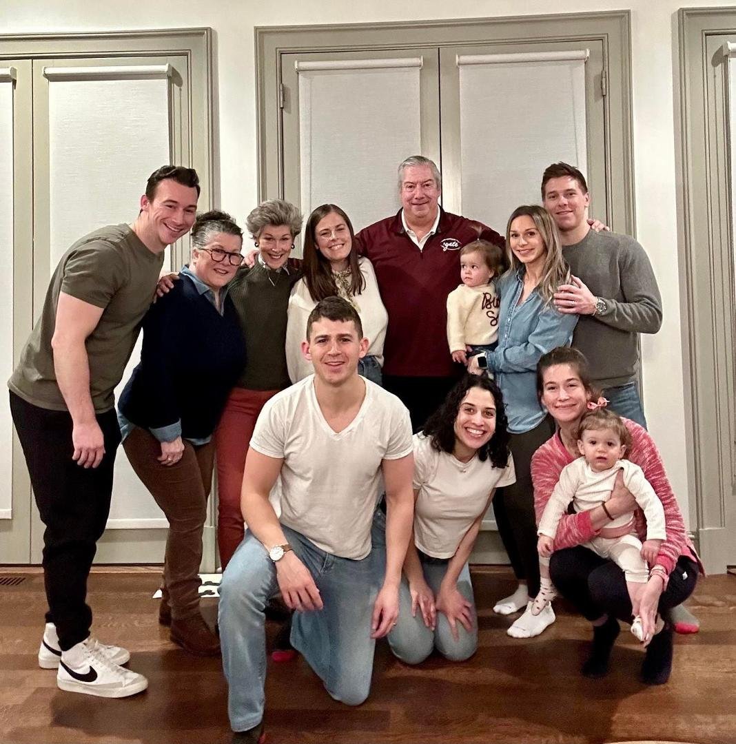 Last night some members of the Kelly- Zerby- McGarrity clan got together for a mini reunion in Greenwich, CT. The newest members of our clan, Charlie Costa and Poppy Tanenbaum, had their very first playdate! Here’s to many 