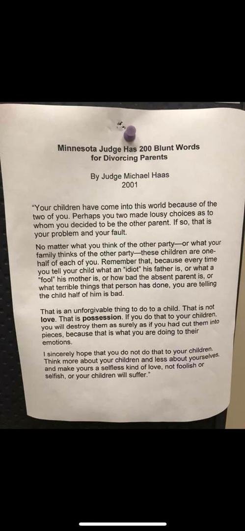 This is so important. I know people who don’t think twice about the consequences of bad mouthing an ex in front of the kids. Clay’s dad and I tried to make it all about him and I really have never wanted to say anything bad