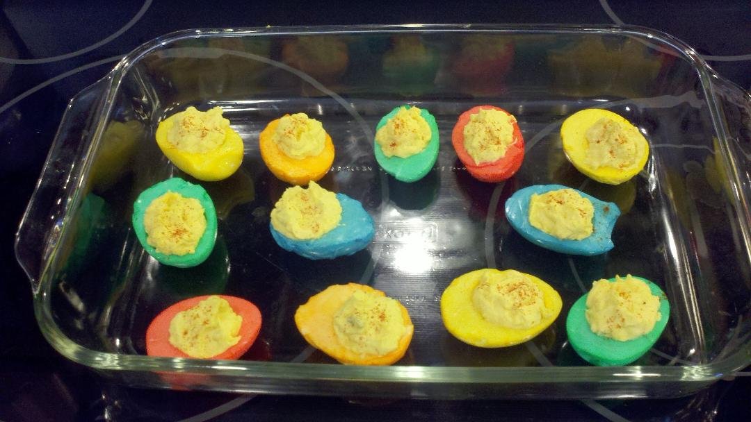 My Easter deviled dggs