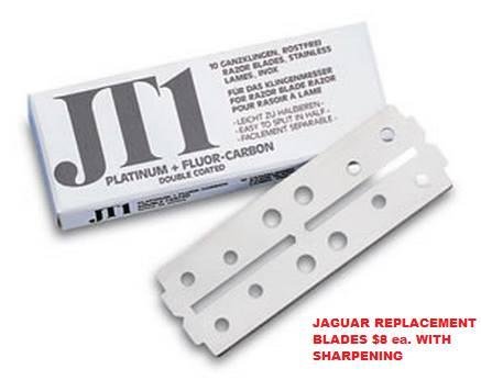 Jaguar Replacement Blades Further DISCOUNTED With Sharpening Orders...