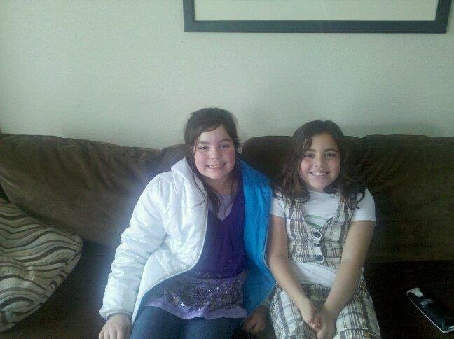Rosie, my great niece, Rosella my grand daughter