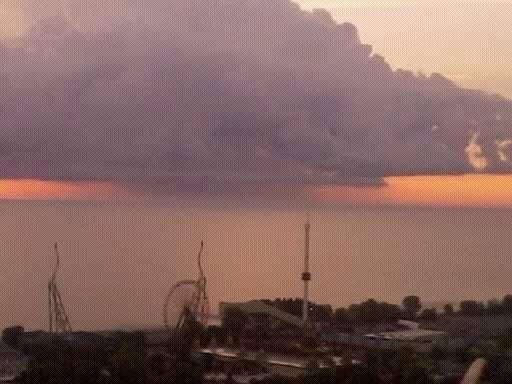 Gerald Scott's album, Storm moving in on Lake Erie
