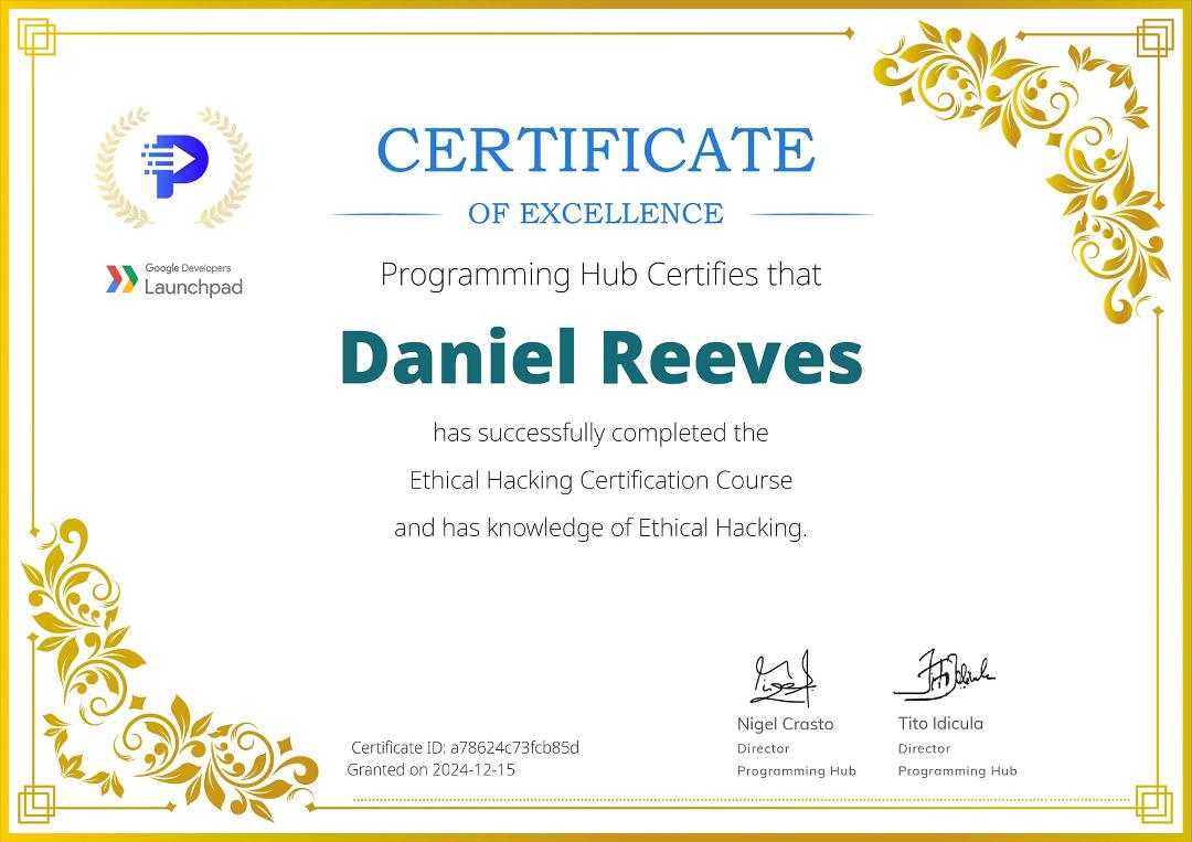 #ProgrammingHub #Certificate #Ethical Hacking