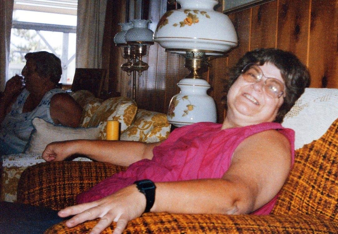 Today would be my mom's 76th birthday- this is a typical goofy pic of mom- in the background is her mother my Gran - both have been gone awhile now. Gran left us in 2005 and mom in 2010. Cherish every day with those you lov
