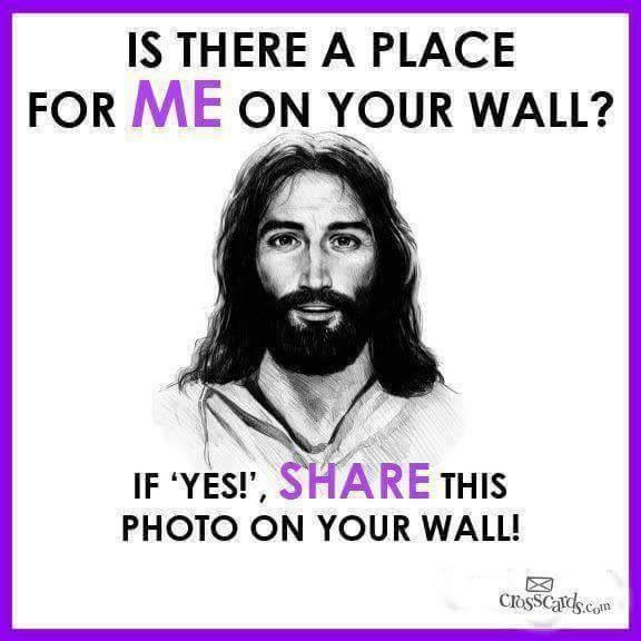 Jesus there is ALWAYS a place for you.