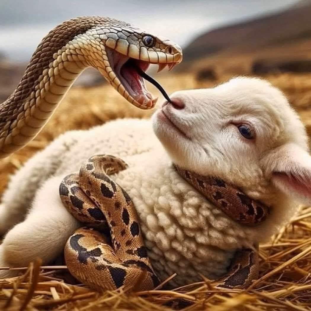 A rattlesnake bit one of my sheep in the face about a week ago.  The deadliest snake that lives around.  The sheep's face was swollen and hurt like crazy, but the old rattle did not know the type of blood that runs in the s