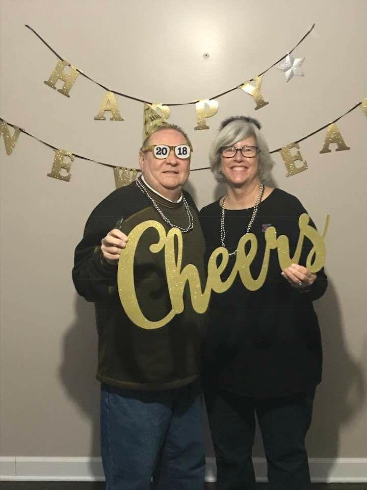Saw this picture and at first did not recognize who was posing with Pam
