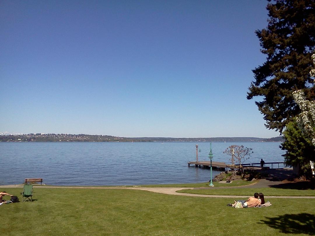 Avy, you and I sat on this dock and talked on that cool evening last time you came to visit in Seattle. Looking out over Lake Washington, from Kirkland, Sunday morning 10:50am. Beautiful day......