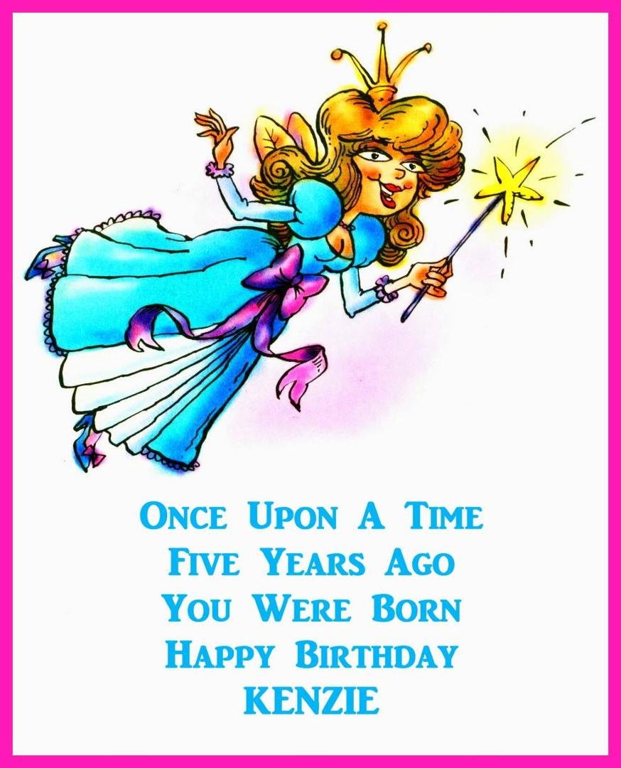 Happy Birthday Kenzie! I Love You!