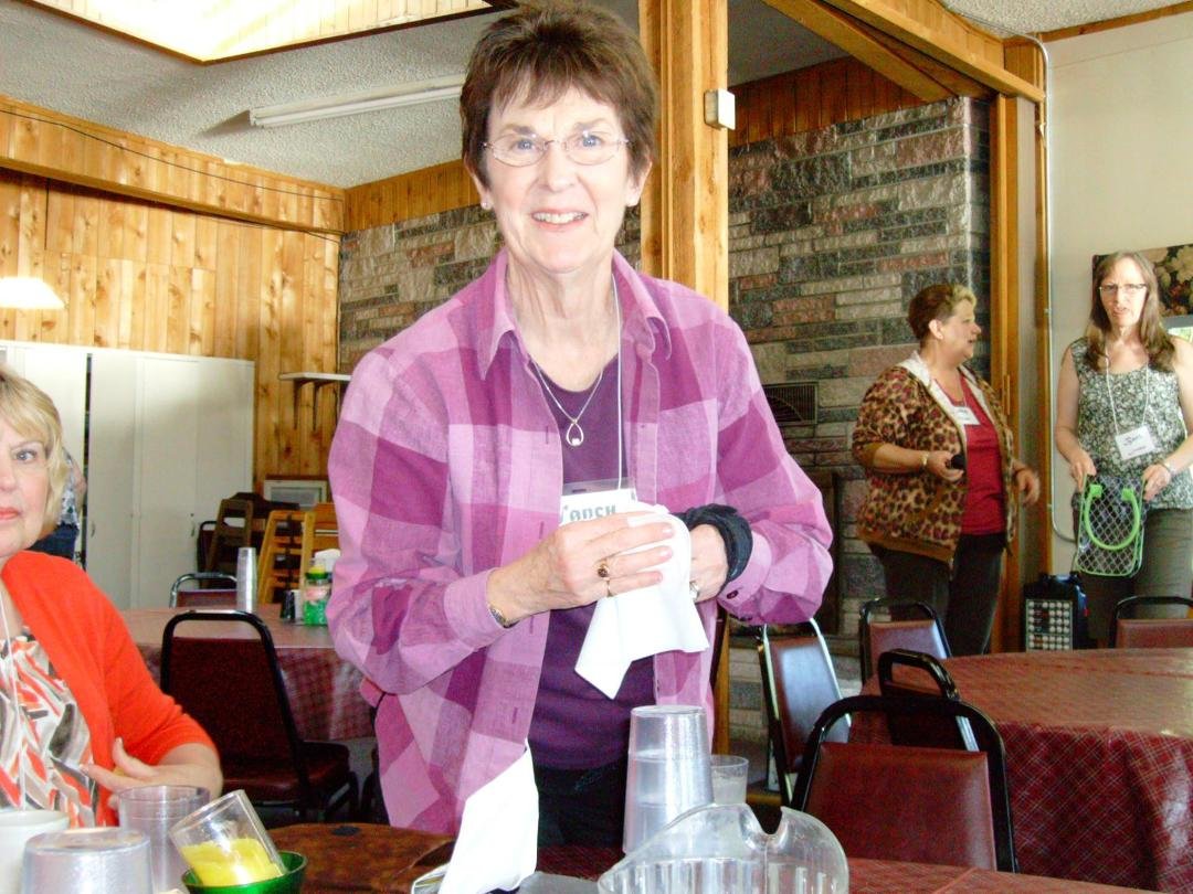 Nancy Draper at a Women's Retreat at Black Lake a few years ago.