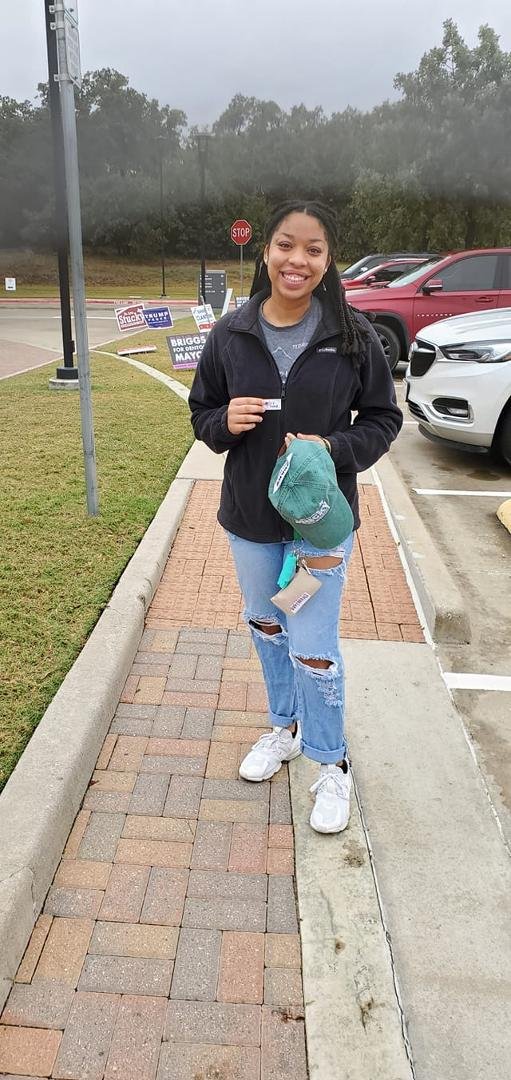 First time voting. Congratulations.
