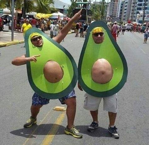 Something to brighten your day...avocado costumes