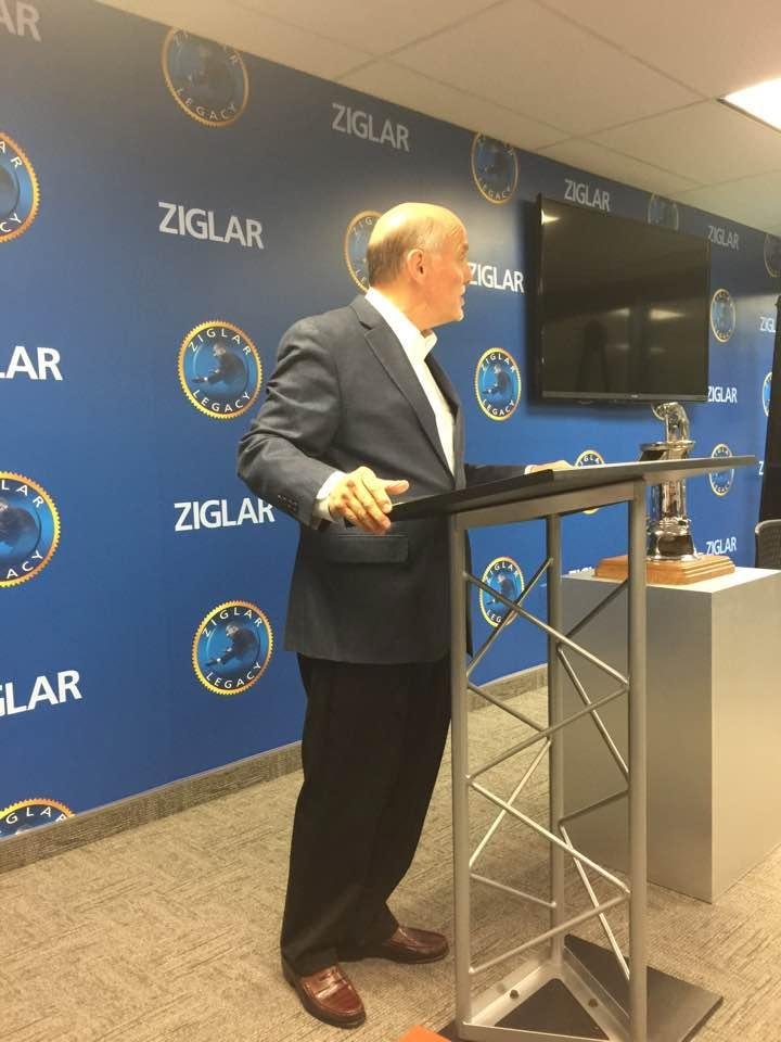 Privileged this morning to again speak at the Ziglar Corp offices in Dallas. Great people! Dear friends!