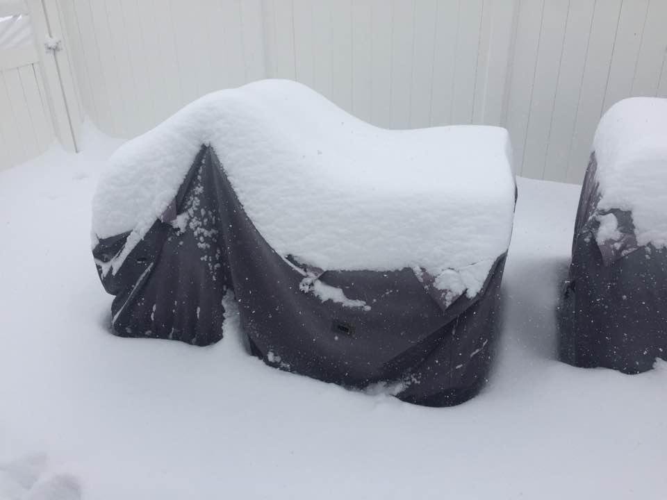Looks like I will have to dig out the 4 wheeler, to dig out the 4 wheeler