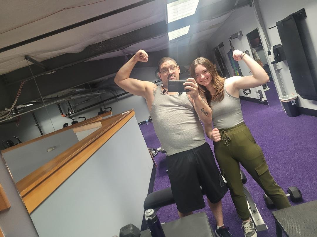 My new workout partner great father daughter bounding time Alexis Baker