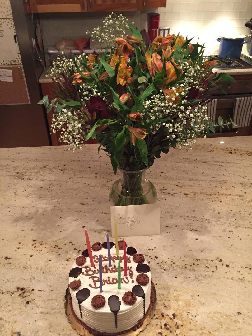 So much fun celebrating Brian's birthday!  Theo blew all the candles out and wished for a helicopter!!