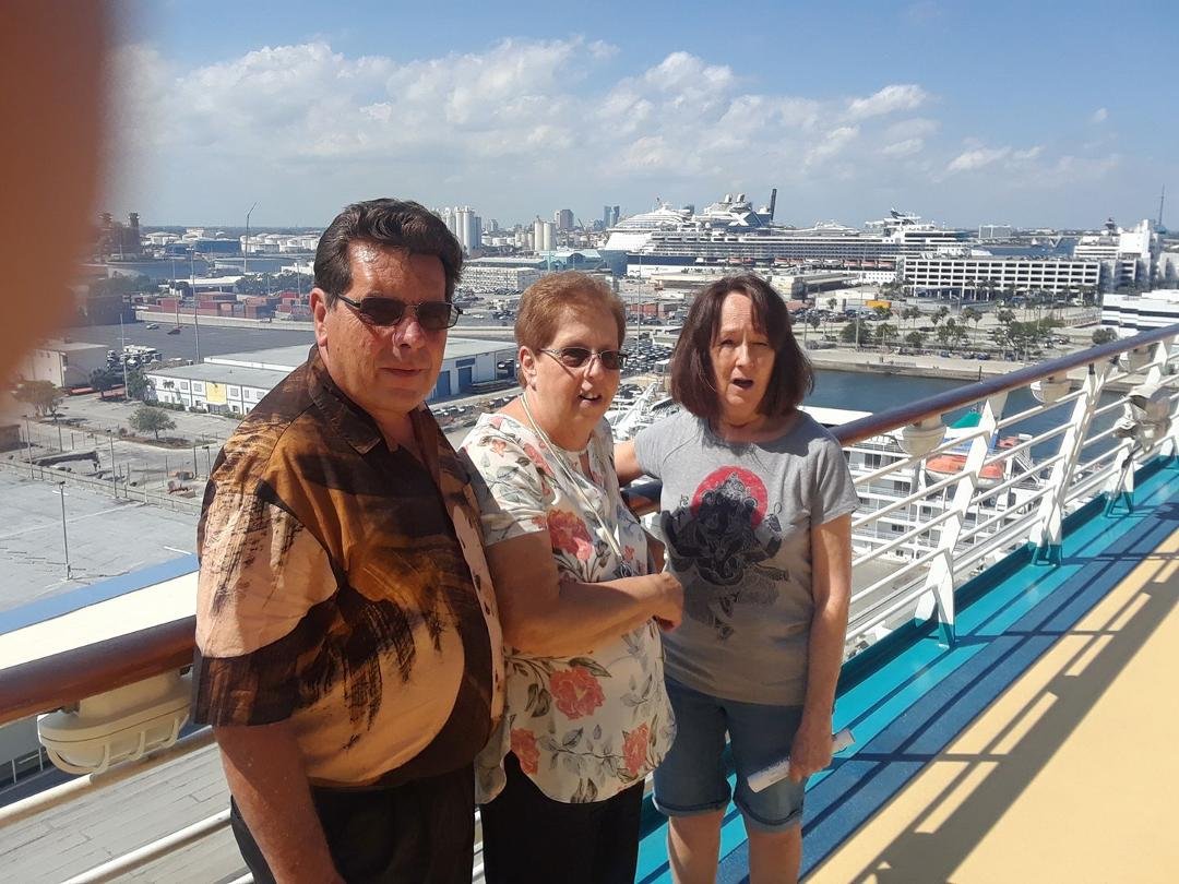 On a big boat!