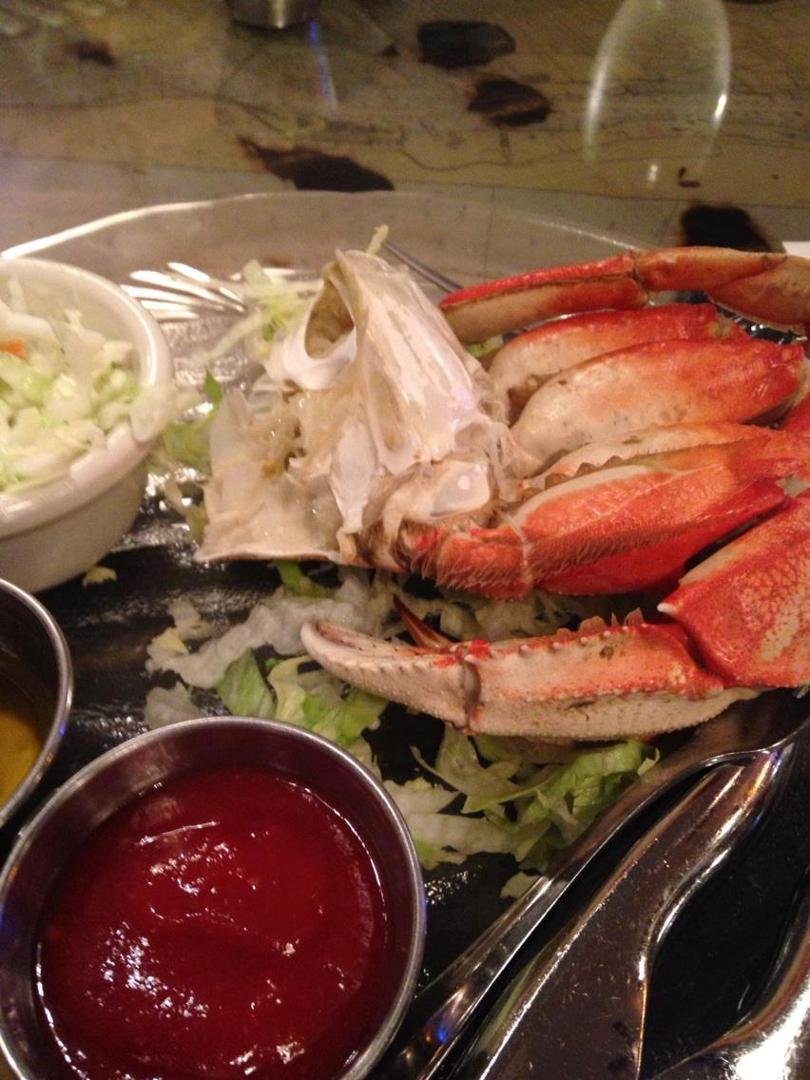 A dungeonus crab dinner Life is full of blessings