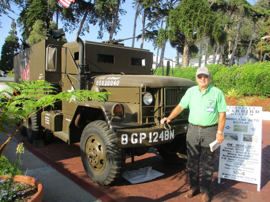 A tribute gunturck that was on loan form the War Bird museum that we visited about 40 miles from Morro Bay