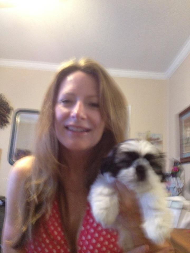 Going swimming Oreo can't go he stays in his kennel