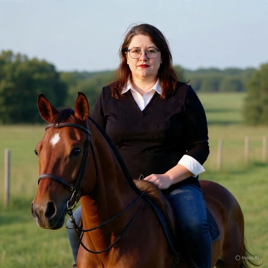 One of my goals is to ride a horse again but first I need to lose weight. This is a AI image but when I was a kid we did go horse back riding in Arizona I miss those days.