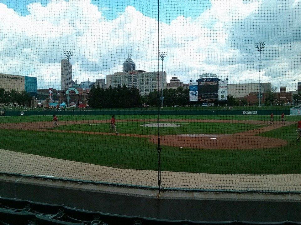 Dave enjoying a great day at Victory Field. Indianapolis Indiana.