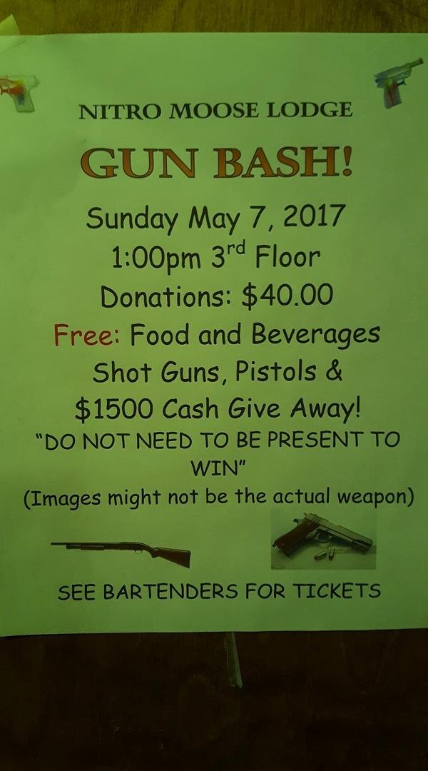 I still have a few left if interrested or you can buy at the door. Need not to be present to win