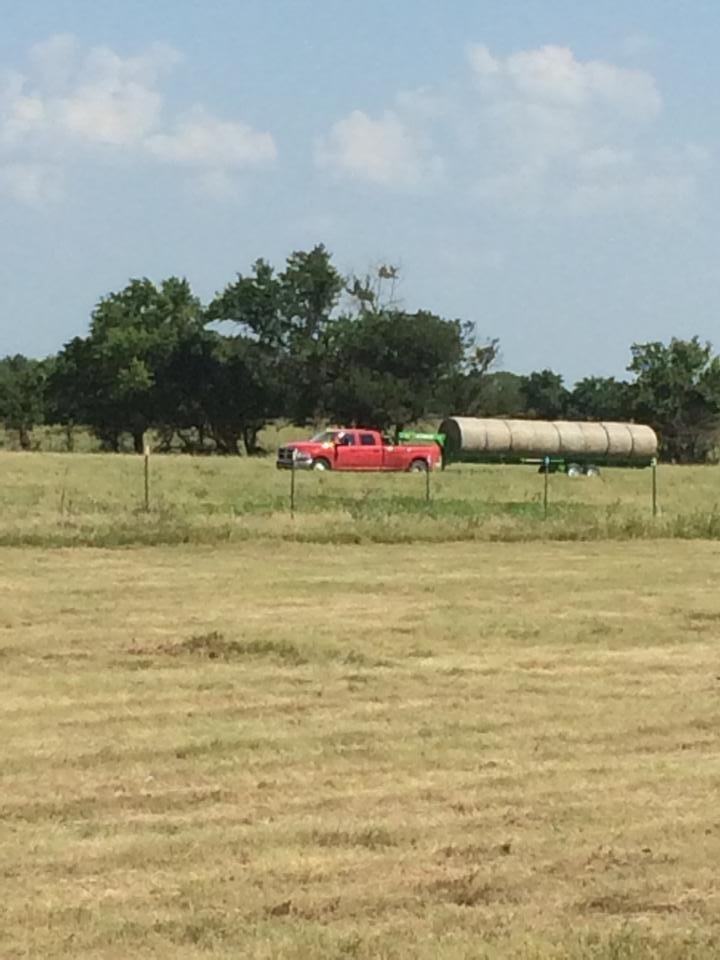 Hauling some hay today.
