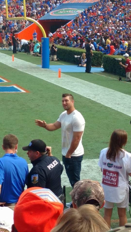 Tebow in the house