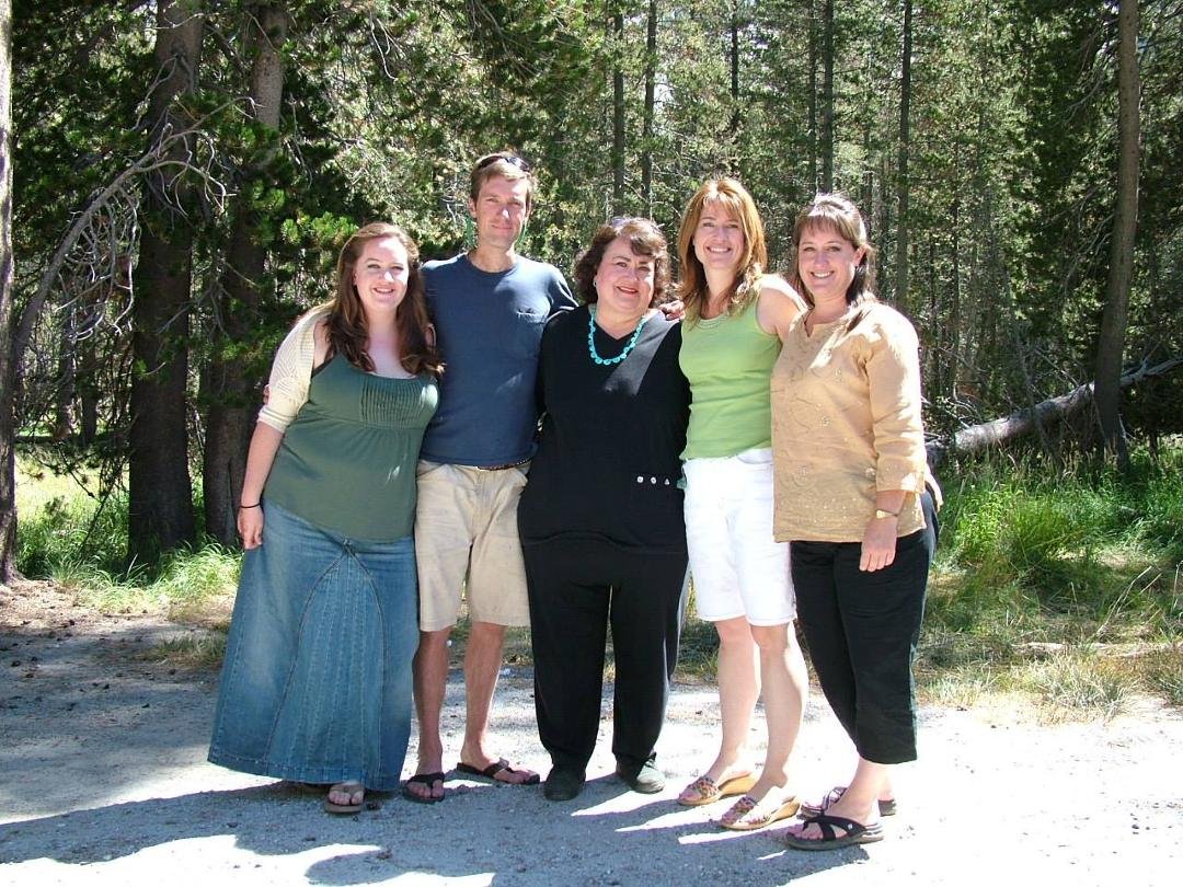 PHOTO #4 is of THE FOUR SIBLINGS THAT I CREATED... and did a darn fine job, even if I do say so my self! circa 2006 at Philip's wedding.